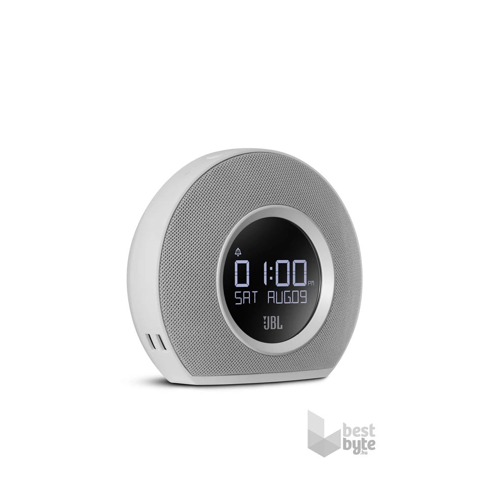 JBL Horizon fehér ébresztős Bluetooth hangszóró beépített rádióval