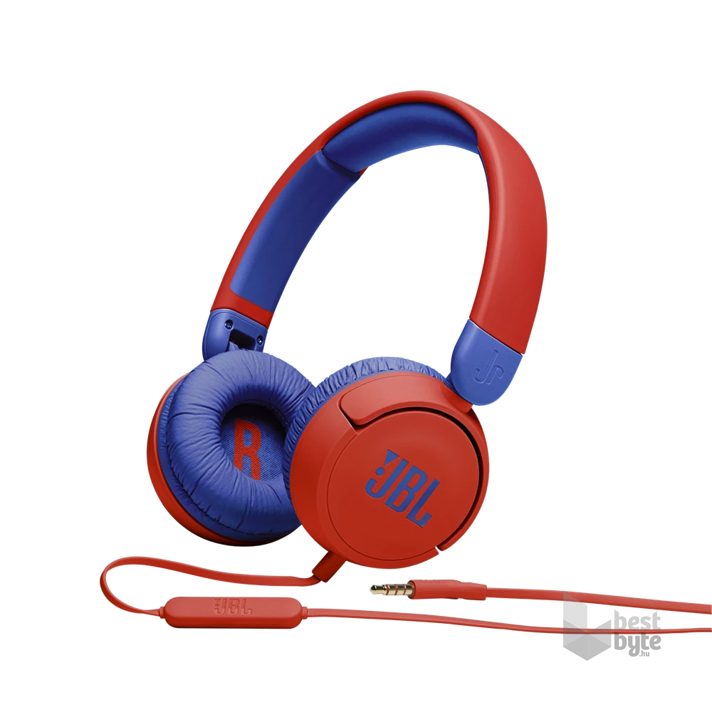 JBL JR310 RED piros gyerek fejhallgató
