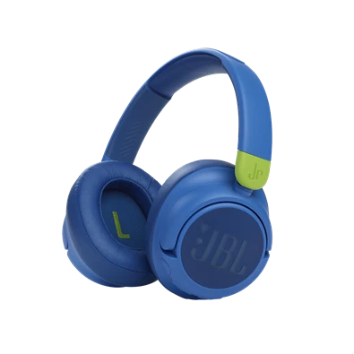 JBL JR460 NCBLU Bluetooth aktív zajszűrős kék gyerek fejhallgató