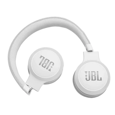 JBL LIVE 400 Bluetooth mikrofonos fehér fejhallgató