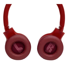 JBL LIVE 400 Bluetooth mikrofonos piros fejhallgató