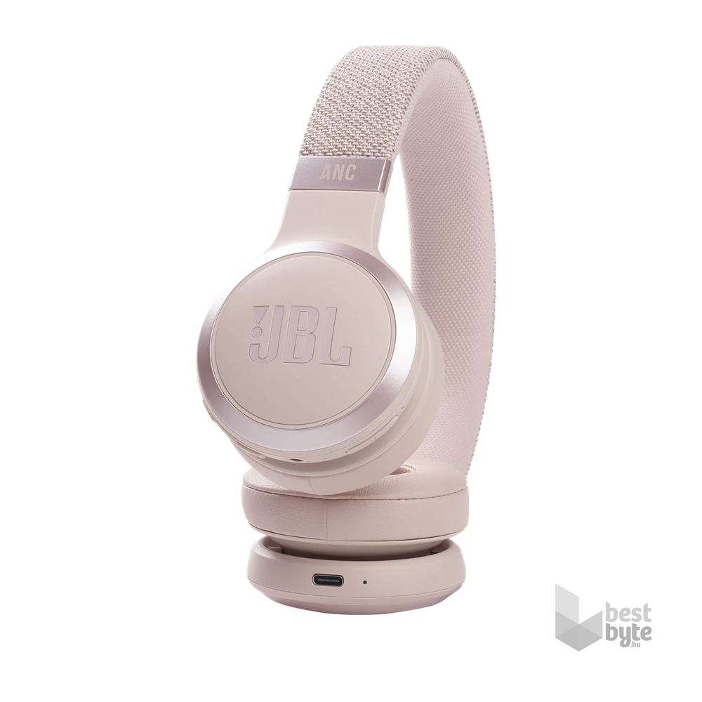 JBL LIVE 460 NC ROSE Bluetooth aktív zajszűrős rózsaszín fejhallgató