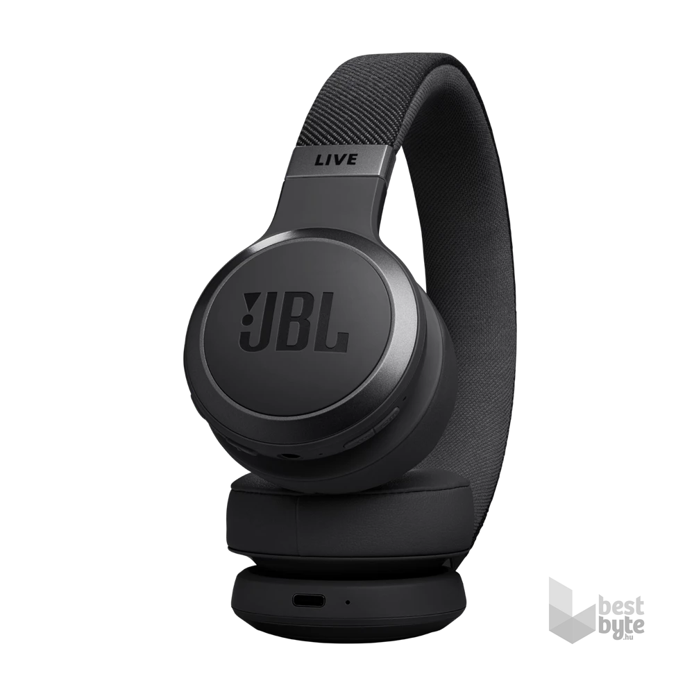 JBL LIVE 670 BTNC Bluetooth fekete zajszűrős fejhallgató