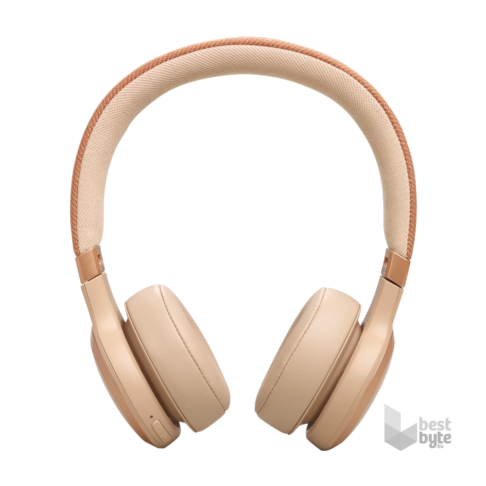 JBL Live 670 NC Bluetooth homok zajszűrős fejhallgató