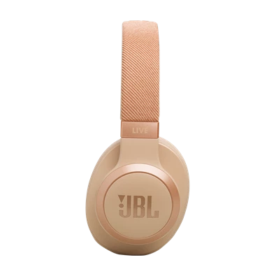 JBL Live 770 NC Bluetooth homok zajszűrős fejhallgató