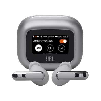 JBL Live Beam 3 True Wireless Bluetooth zajszűrős ezüst fülhallgató