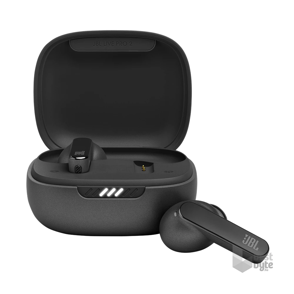 JBL Live Pro2 True Wireless Bluetooth fekete zajszűrős fülhallgató