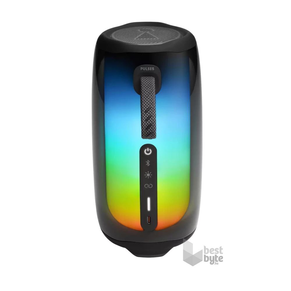 JBL PULSE 5 Bluetooth hordozható fekete hangszóró