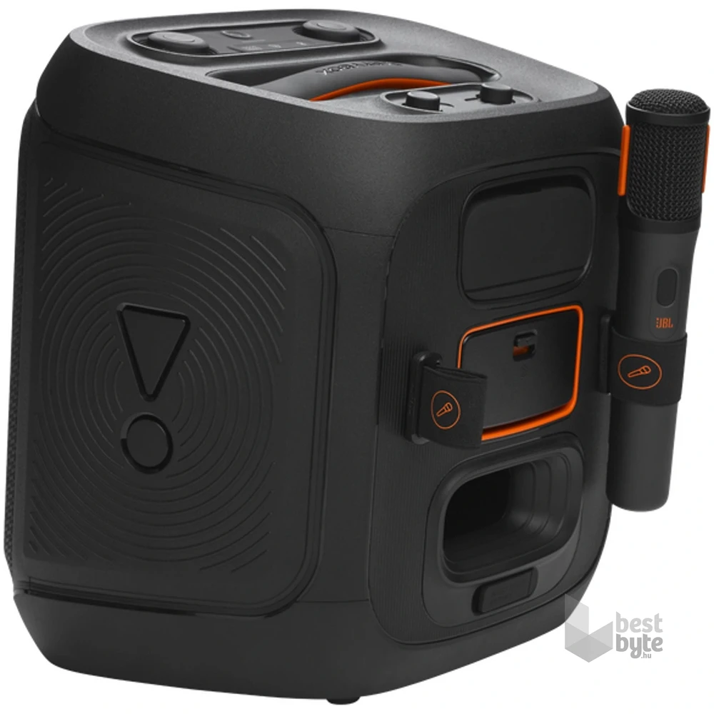 JBL Partybox Encore 2 fekete Bluetooth hangszóró vezeték nélküli mikrofonnal