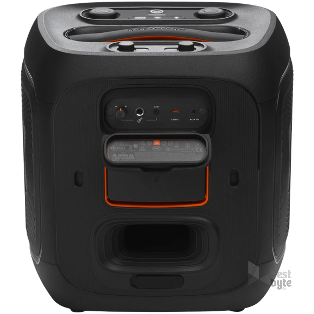 JBL Partybox Encore 2 fekete Bluetooth hangszóró vezeték nélküli mikrofonnal