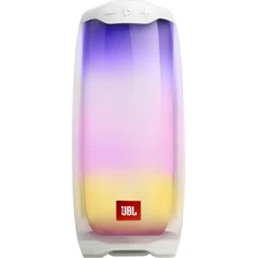 JBL Pulse 4 fehér vízálló LED-es Bluetooth hangszóró