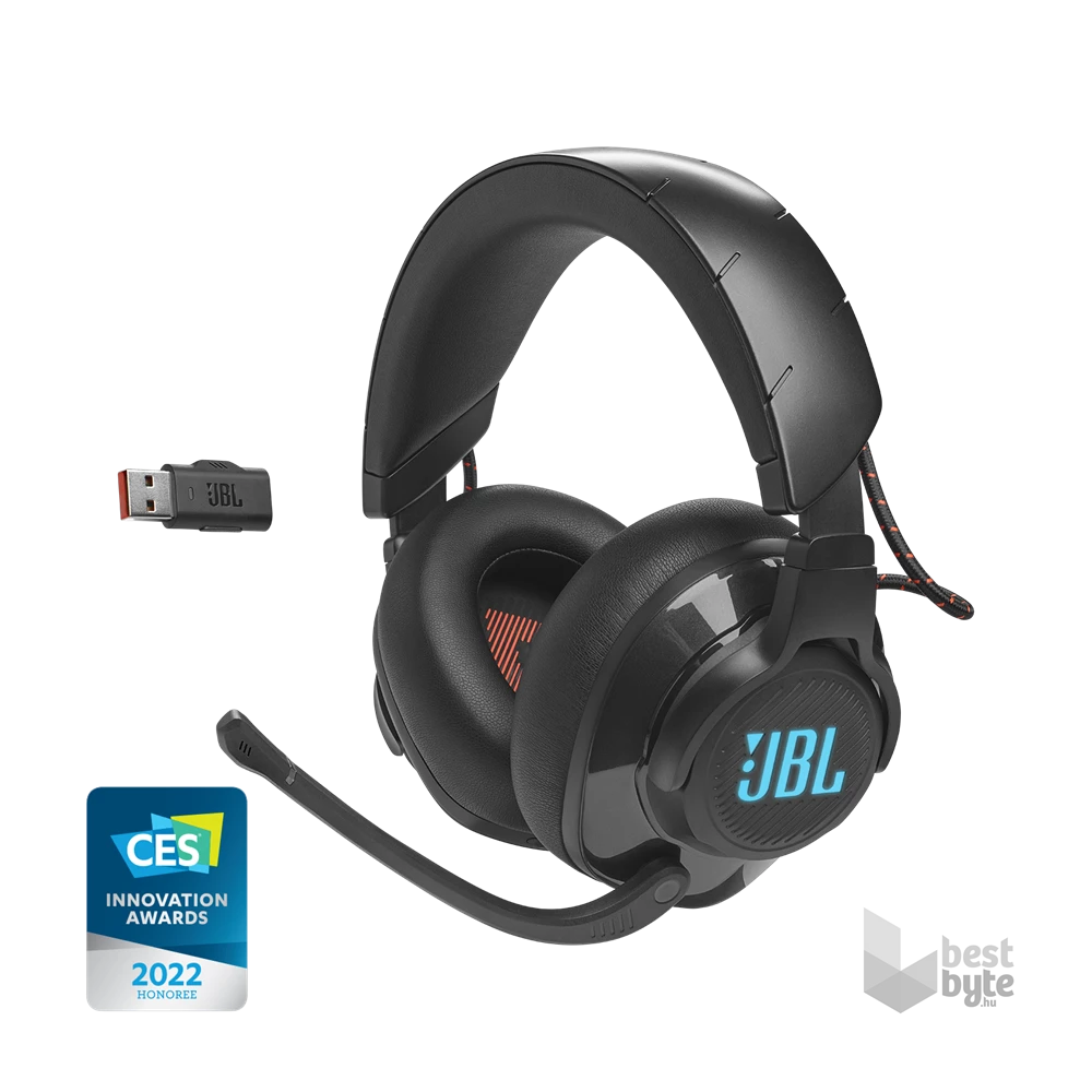 JBL QUANTUM610 BLK vezeték nélküli gamer fekete headset