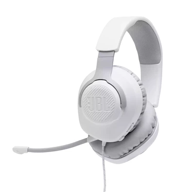 JBL Quantum 100 fehér gamer headset