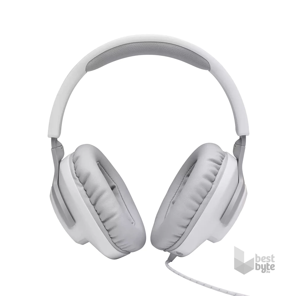 JBL Quantum 100 fehér gamer headset
