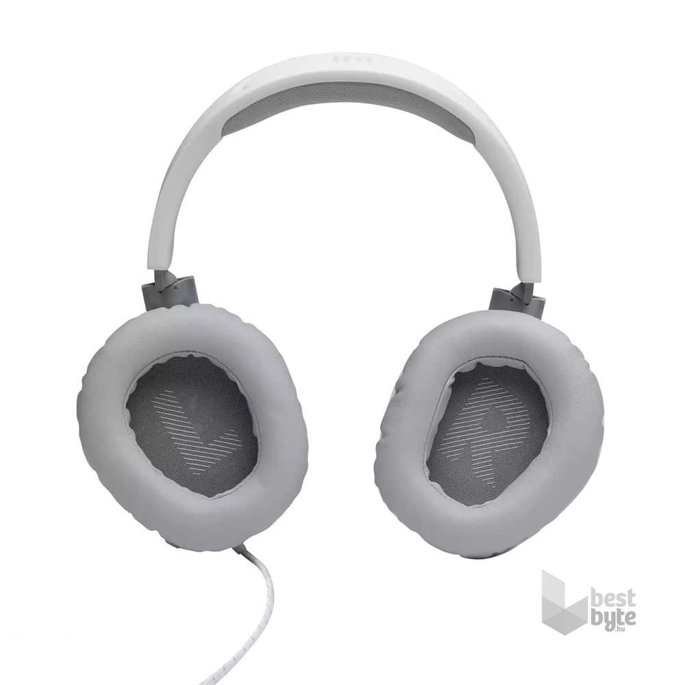 JBL Quantum 100 fehér gamer headset