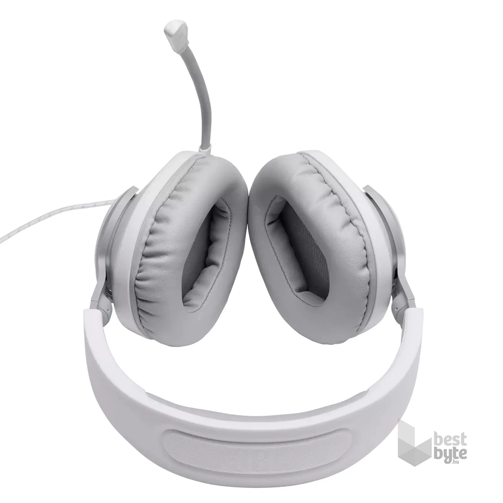 JBL Quantum 100 fehér gamer headset