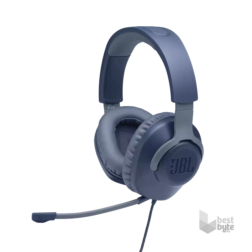 JBL Quantum 100 kék gamer headset