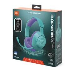 JBL Quantum 360 vezeték nélküli cián gamer headset