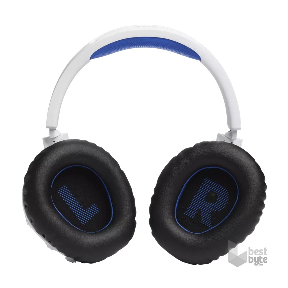 JBL Quantum 360 vezeték nélküli fehér/kék gamer headset