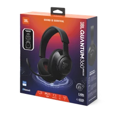 JBL Quantum 360 vezeték nélküli fekete gamer headset