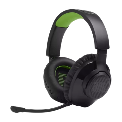 JBL Quantum 360 vezeték nélküli fekete/zöld gamer headset