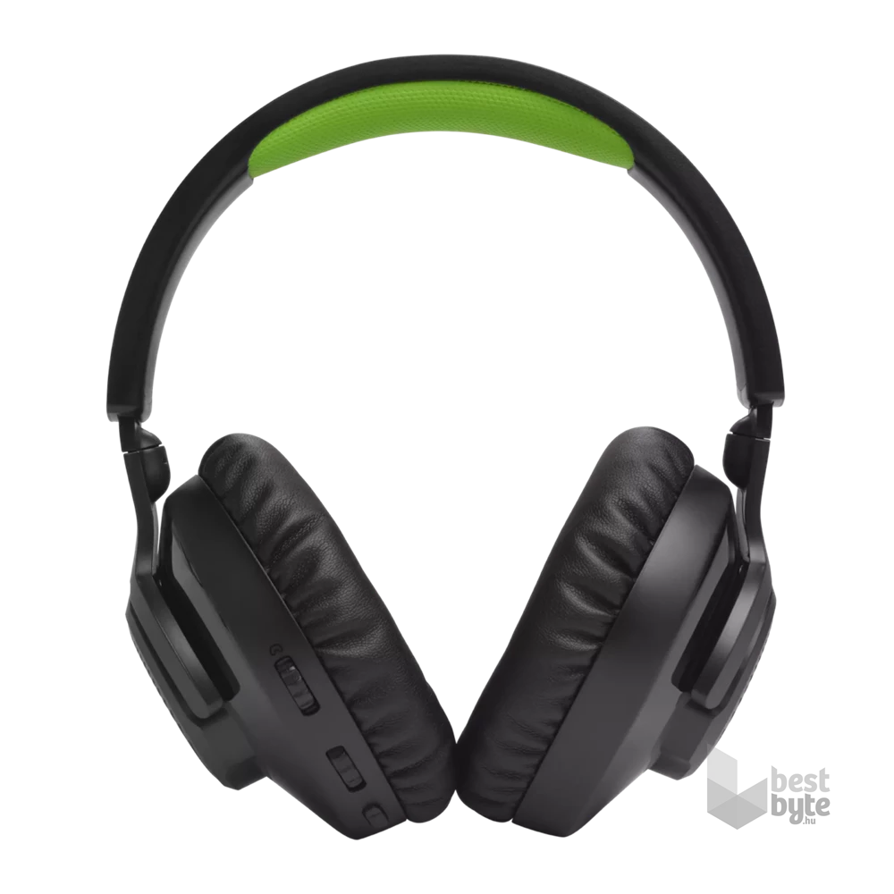 JBL Quantum 360 vezeték nélküli fekete/zöld gamer headset