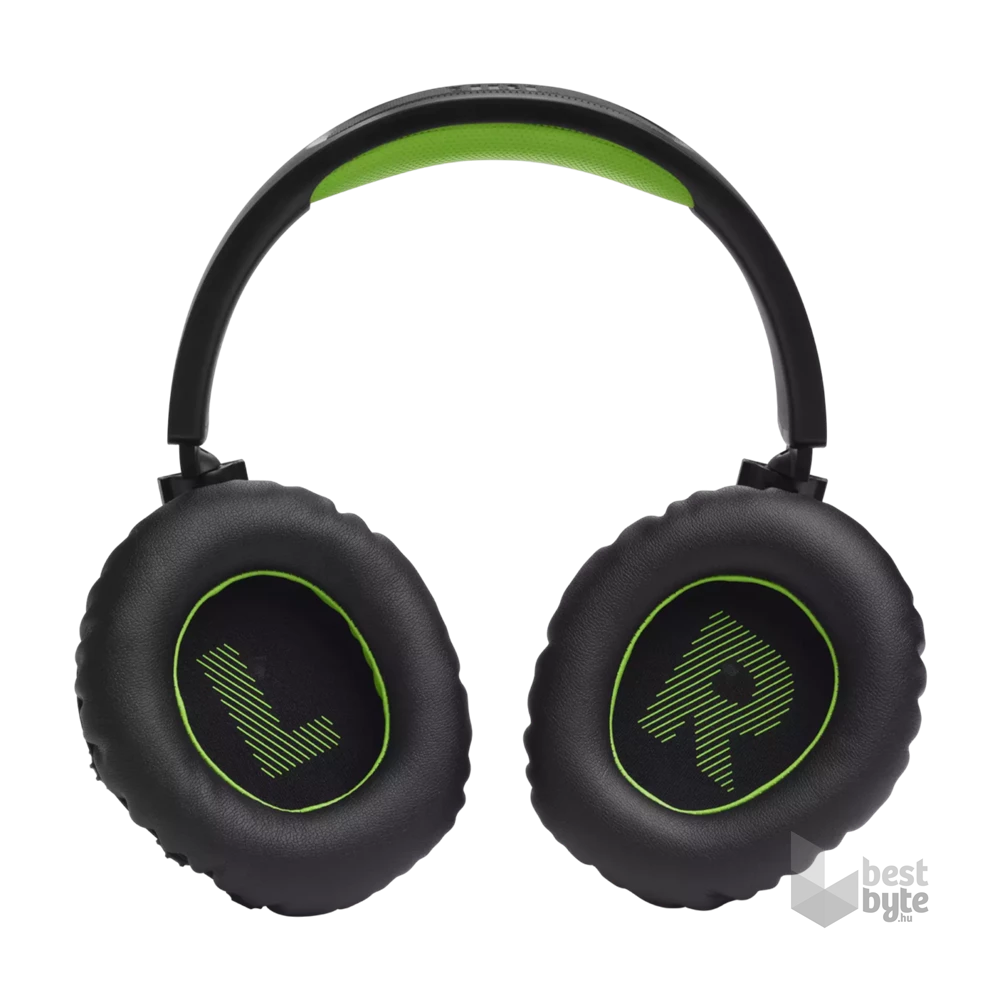 JBL Quantum 360 vezeték nélküli fekete/zöld gamer headset