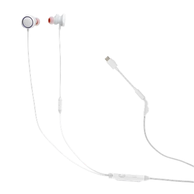 JBL Quantum 50 C vezetékes fehér gamer USB-C fülhallgató