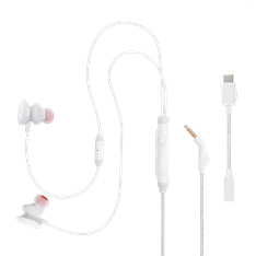 JBL Quantum 50 C vezetékes fehér gamer USB-C fülhallgató