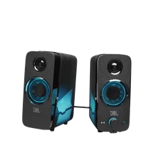 JBL Quantum Duo Bluetooth gamer hangszóró + Quantum 600 fekete vezeték nélküli gamer fejhallgató csomag
