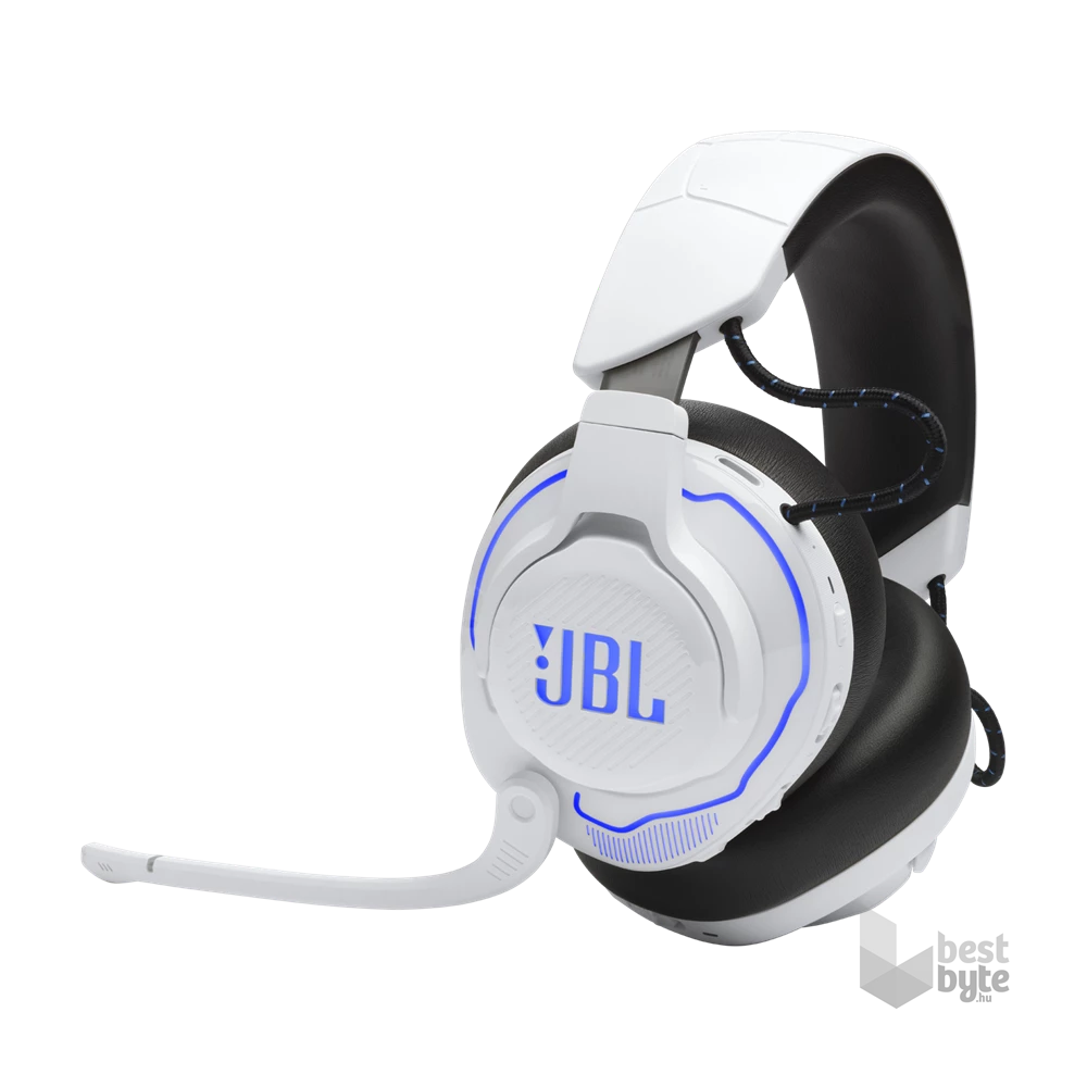 JBL Quantum P 910 WL vezeték nélküli fehér-kék gamer headset