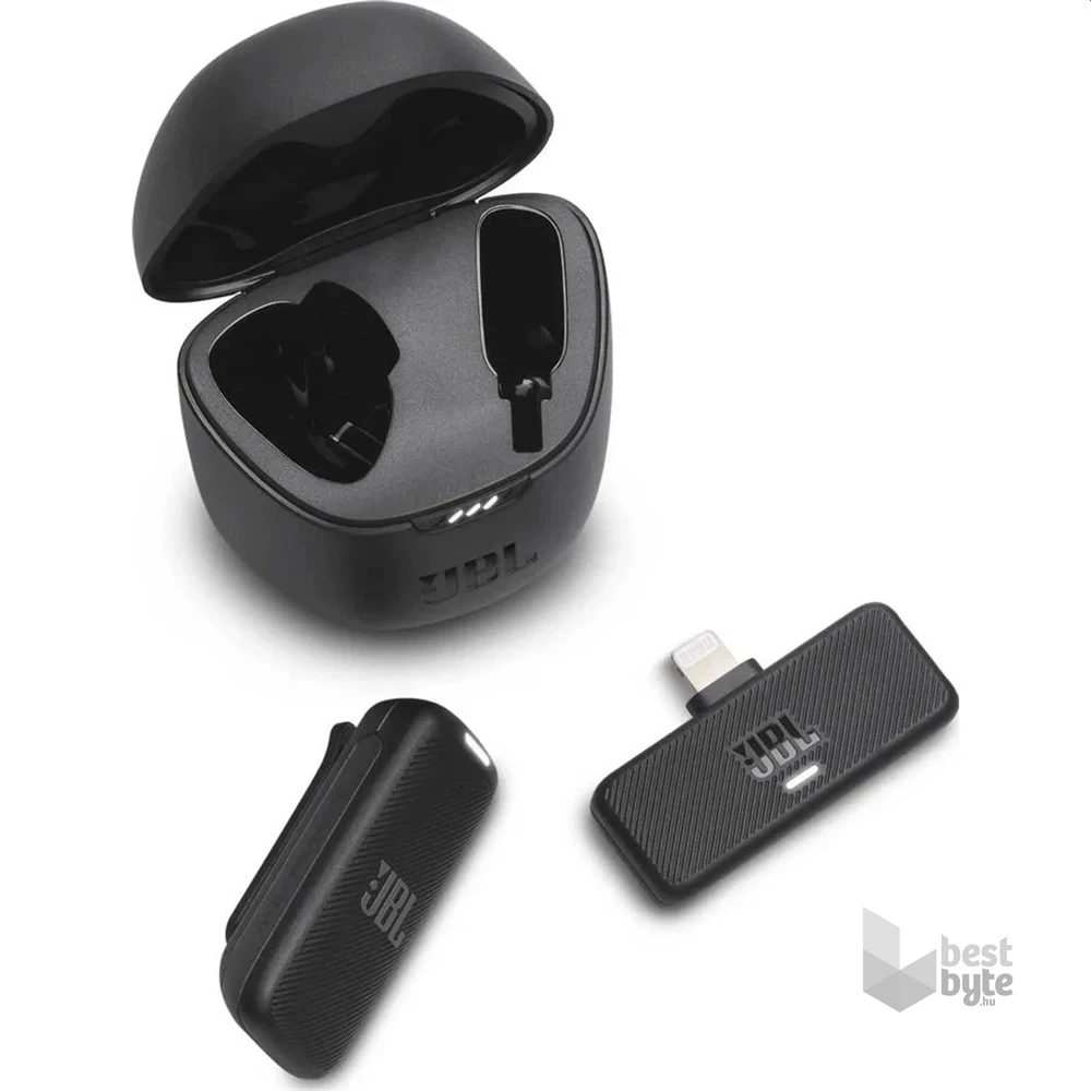 JBL Quantum Stream Lightning vezeték nélküli fekete streaming mikrofon