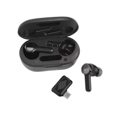 JBL Quantum True Wireless Bluetooth fekete zajszűrős gamer fülhallgató