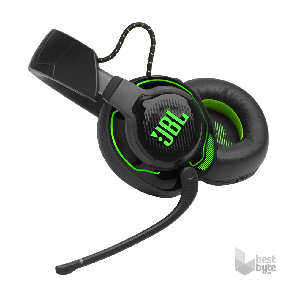 JBL Quantum X 910 WL vezeték nélküli fekete-zöld gamer headset