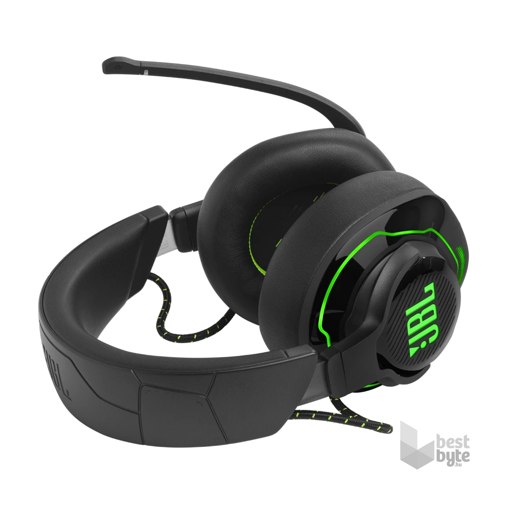 JBL Quantum X 910 WL vezeték nélküli fekete-zöld gamer headset