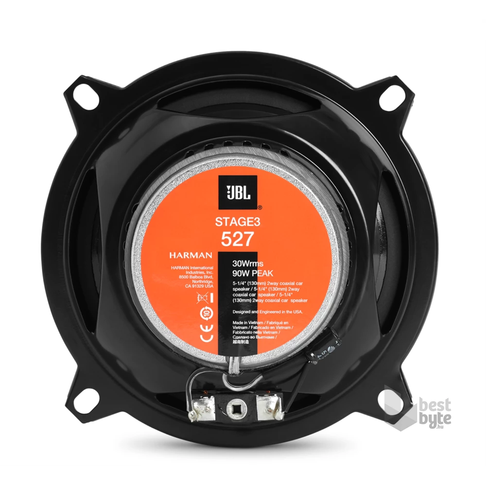 JBL STAGE3 527 13cm-es 2 utas koaxiális autós hangszóró pár