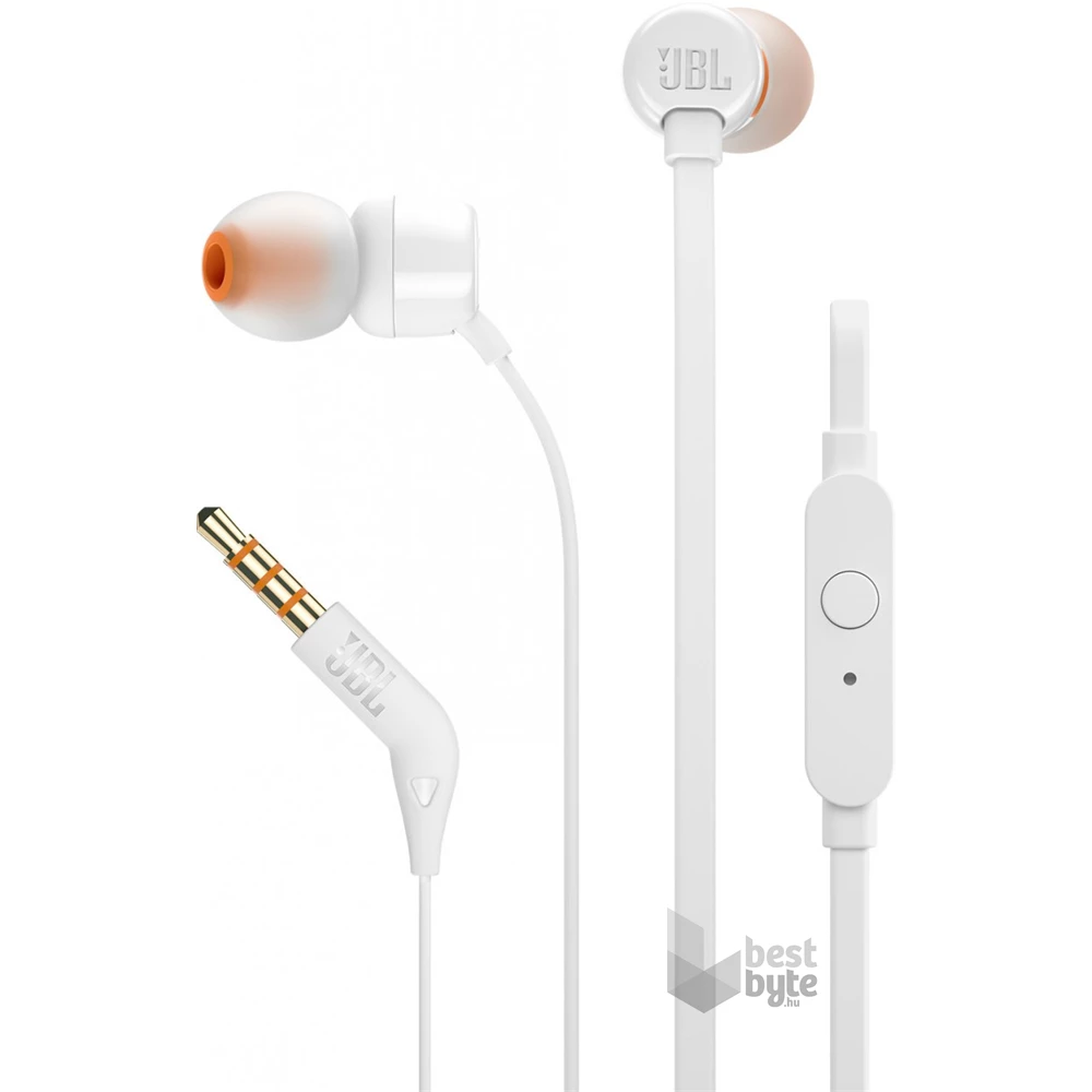 JBL T110WHT fehér fülhallgató