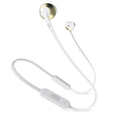JBL T205BTCGD Bluetooth arany fülhallgató