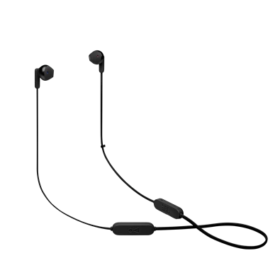 JBL T215BTBLK Bluetooth nyakpántos fekete fülhallgató