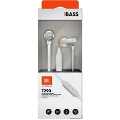 JBL T290SIL ezüst fülhallgató