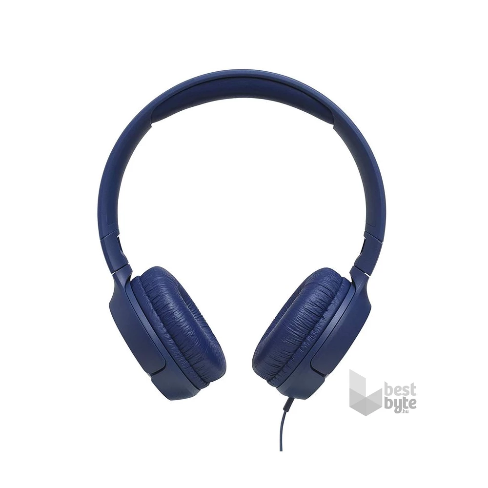 JBL T500BLU mikrofonos kék fejhallgató