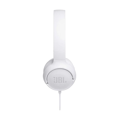 JBL T500WHT mikrofonos fehér fejhallgató
