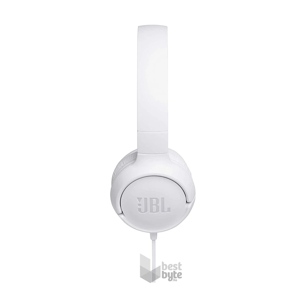 JBL T500WHT mikrofonos fehér fejhallgató