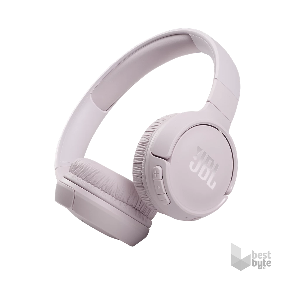 JBL T510BTROS Bluetooth mikrofonos rózsaszín fejhallgató