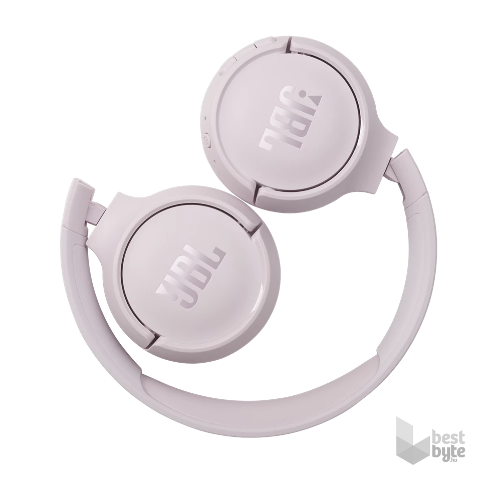 JBL T510BTROS Bluetooth mikrofonos rózsaszín fejhallgató
