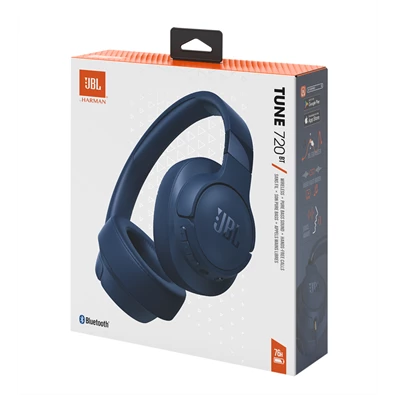 JBL T720BTBLU Bluetooth kék fejhallgató