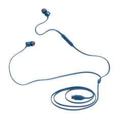 JBL T 310 C BLU vezetékes USB C mikrofonos kék fülhallgató