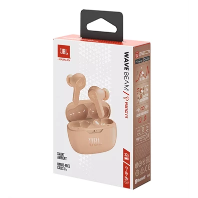 JBL Wave Beam BEG True Wireless Bluetooth bézs fülhallgató