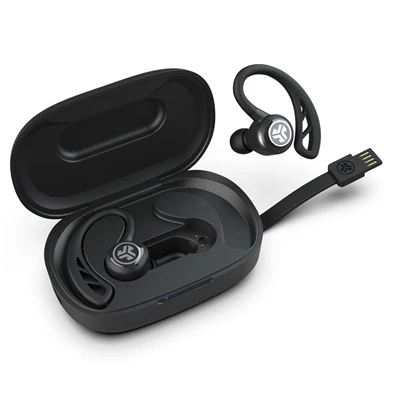 JLab Epic Air Sport Elite True Wireless Bluetooth fekete fülhallgató heatset