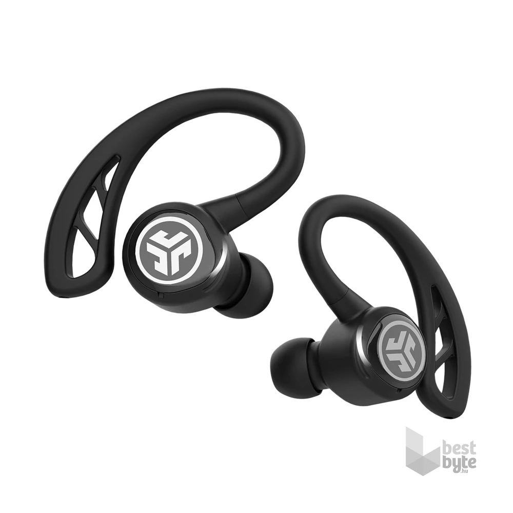 JLab Epic Air Sport Elite True Wireless Bluetooth fekete fülhallgató heatset